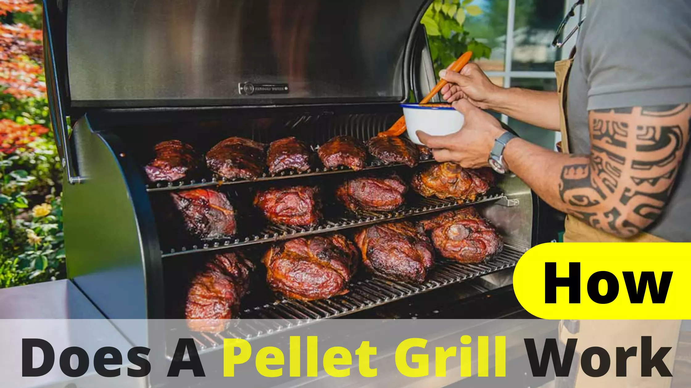 how does a pellet grill work