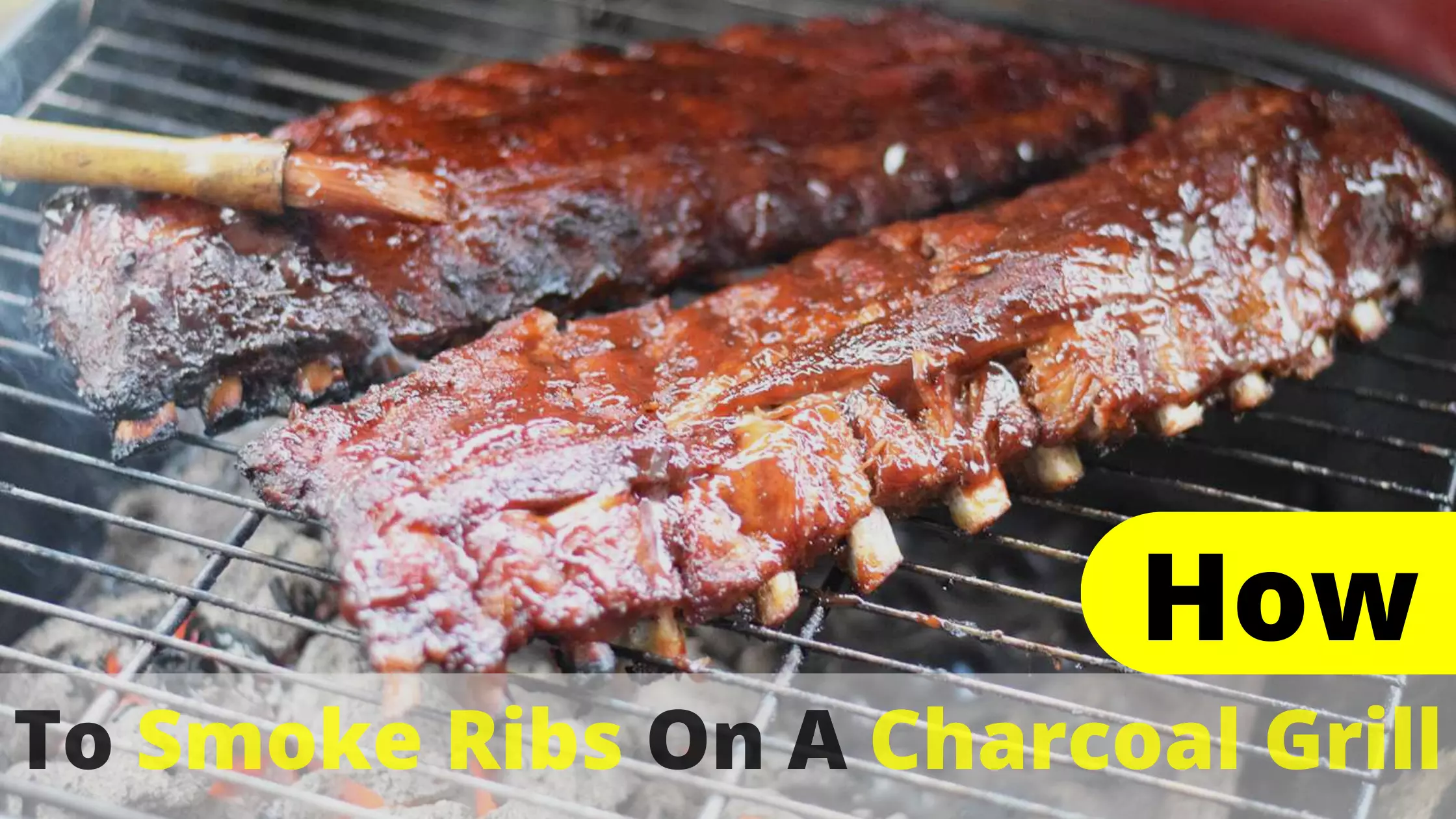 how to smoke ribs on a charcoal grill