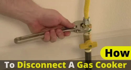 How to disconnect a gas cooker