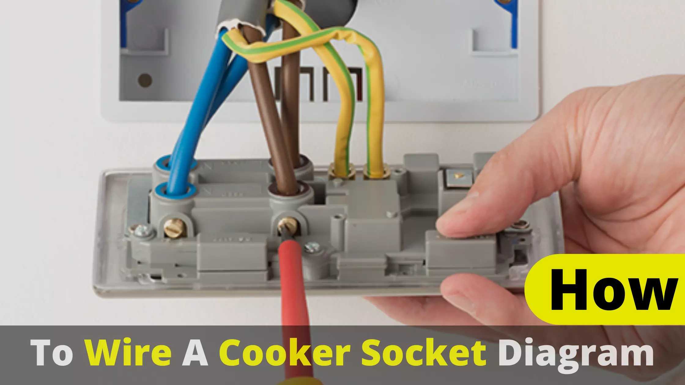 how to wire a cooker socket diagram