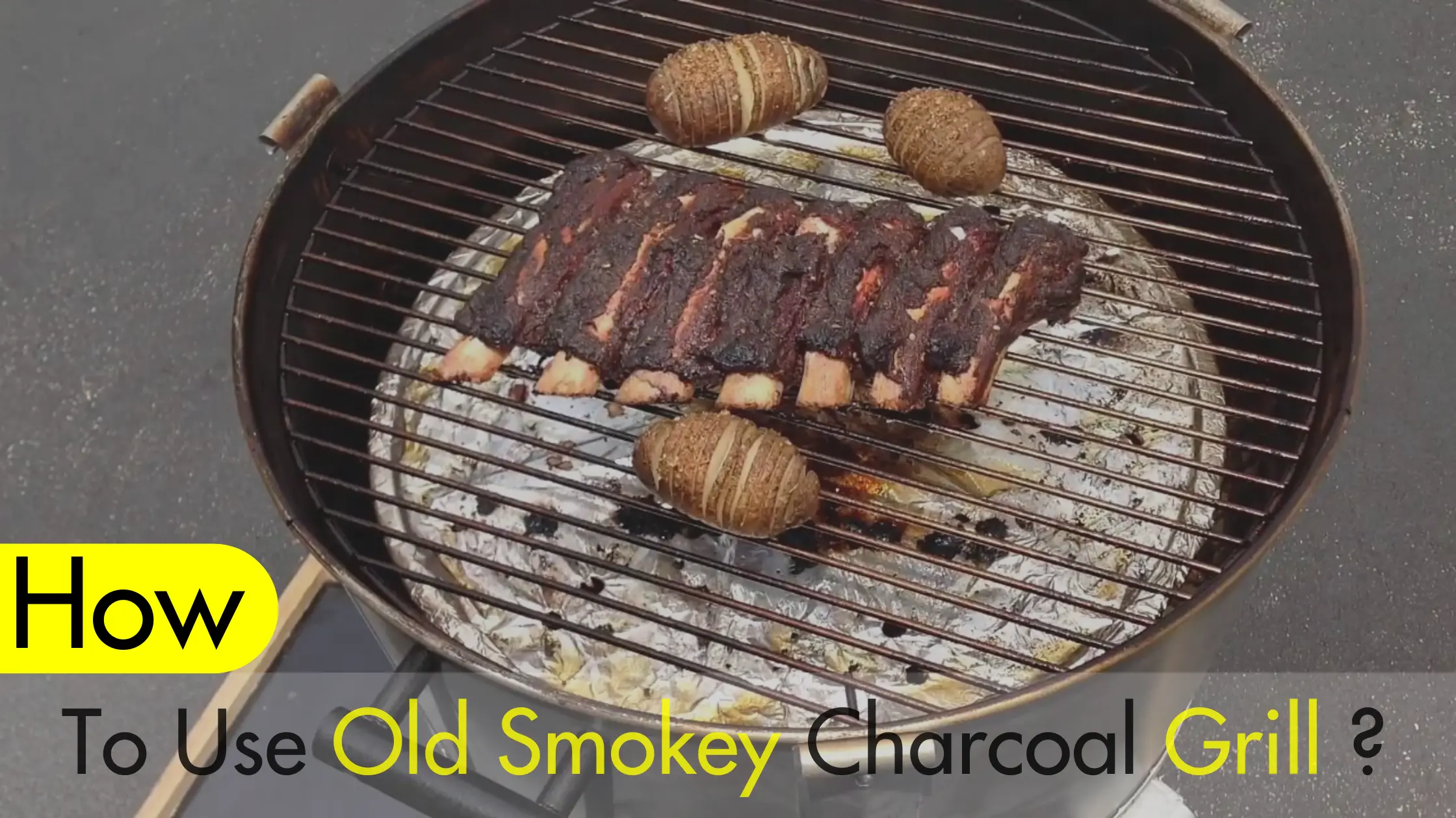 how to use old smokey charcoal grill