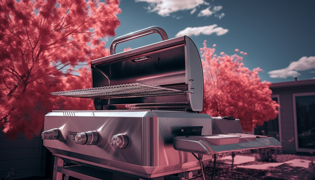 A well-maintained infrared grill ready for the next dessert grilling session – Denver, USA